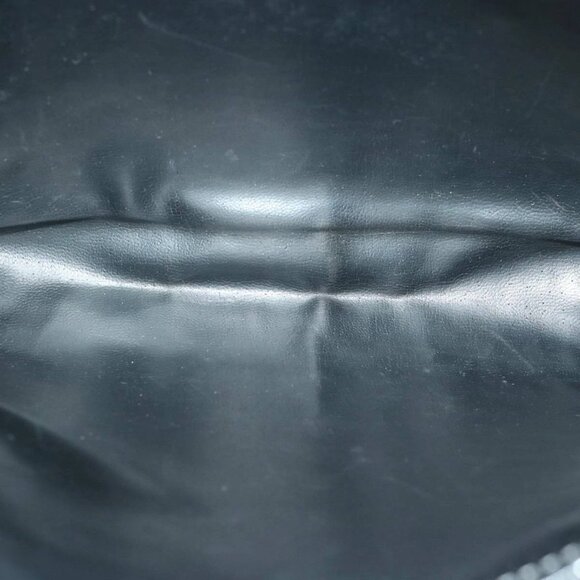 CELINE C Macadam Canvas Clutch Bag Black Auth - Picture 12 of 15